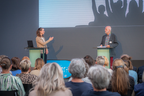 Stefanie Näf-Seiler und Dr. Udo Rauchfleisch am Dialoganlass.